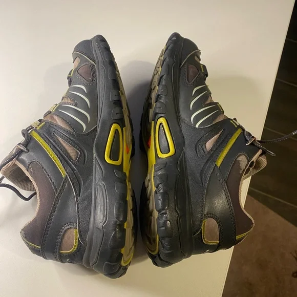 Women's Salomon Contagrip Gore-Tex Athletic Hiking Shoes Brown & Black Size 8 - Picture 6 of 9